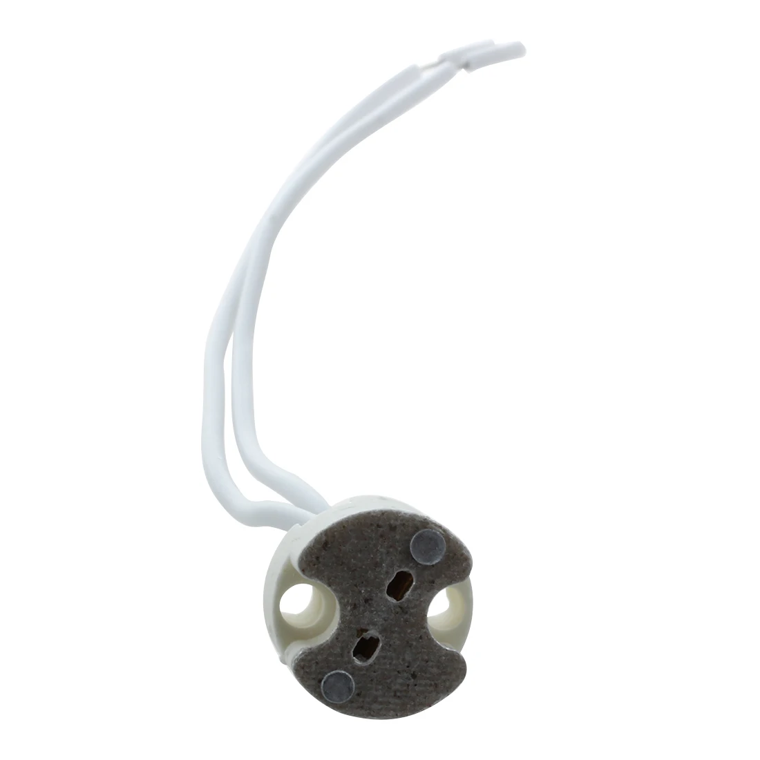 15 шт. белый MR16 GU5.3 керамический цоколь светодиодный светильник держатель лампы