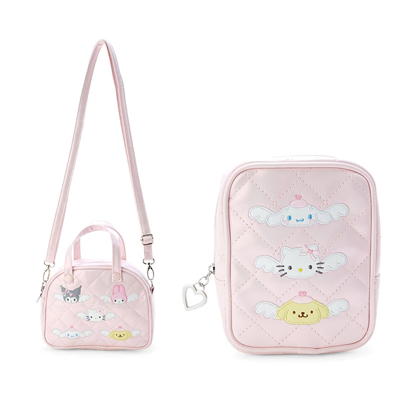 Sanrio Kuromi Melody Hellokitty Pu Zero кошелек вышитая помада сумка для хранения наушников Kawaii
