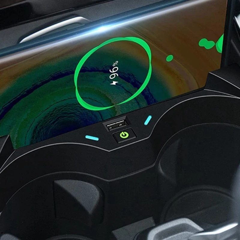 Автомобильное беспроводное зарядное устройство для BMW X1 X2 2020-2021 F39 F48 F49 держатель