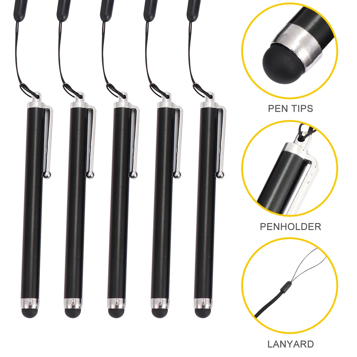 

Pen Stylus Screen Pens Touch Universal Capacitive Sensitivitytablet Stilest All Drawing Devices Stylist Crystal Function Multi