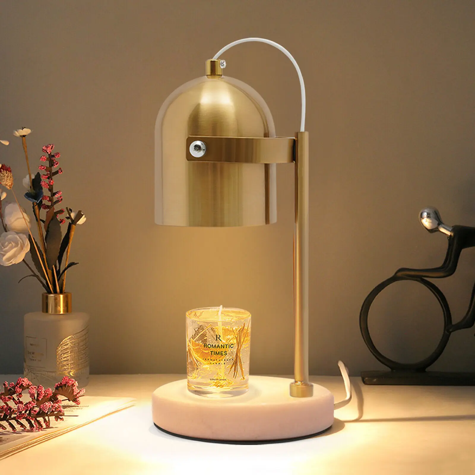 

Aromatherapy Melting Wax Essential Oil Melting Candle Desk Lamp Bedroom Stove Candle Warmer Lamp Custom Candles Timer Switch