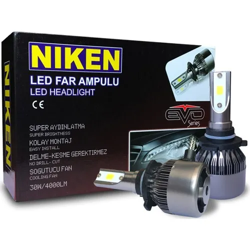 

Светодиодные Ксеноновые фары серии Niken Evo Ampulu H7 / H4 / H11 / H1 / H10 / 9005 / 9006/H15, ксеноновые фары