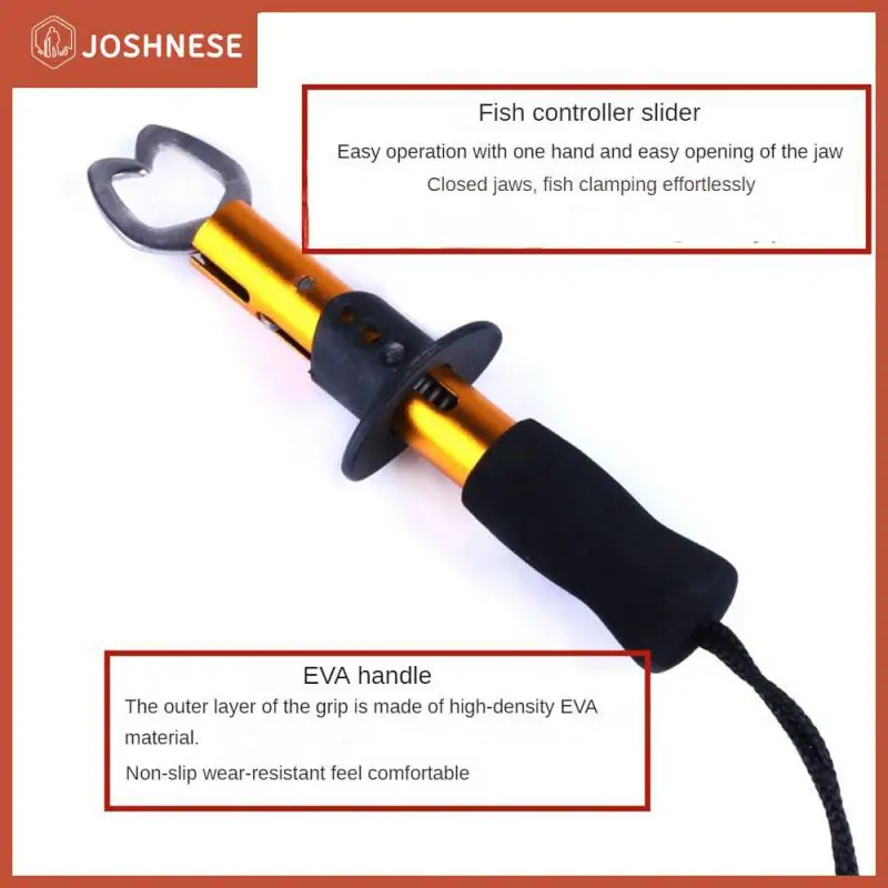 

Luya Fish Gripper Fish Clamp Stainless Steel Fish Gripper Control Fish Pliers Fishing Pliers Grip Fish Control Device