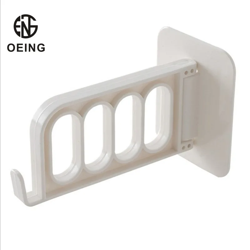 

Multifunctional Door Hook Foldable Key Decorative Hook Strong Glue Hanger Storage Rack Coat Hook Creative Solid Hook Hooks