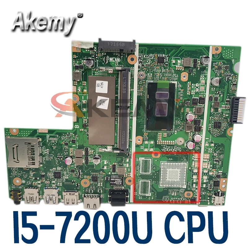 

X541UVK original mainboard for ASUS X541UJ X541UV X541U X541UAK with I5-7200U Laptop motherboard