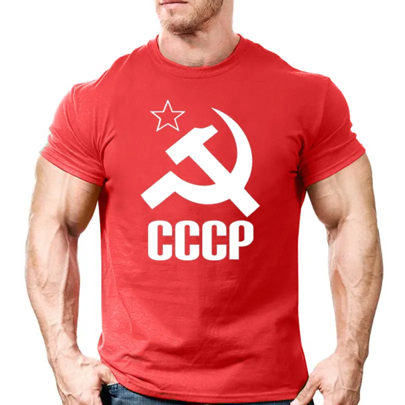 

Футболка с российским флагом для мужчин и женщин, Модная хлопковая футболка, Детские Топы в стиле хип-хоп, футболка CCCP, футболки с эмблемой, п...