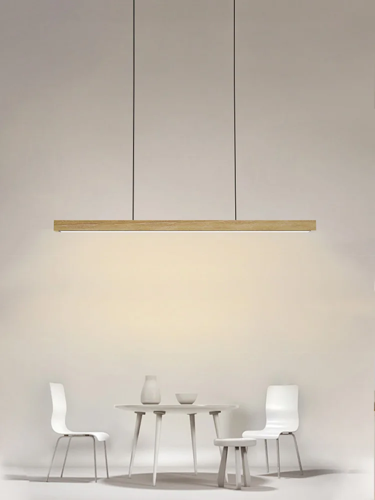 

Art Led Chandelier Pendant Lamp Light Room Decor Christmas Decoration Log simple modern designer bar counter strip Japanese