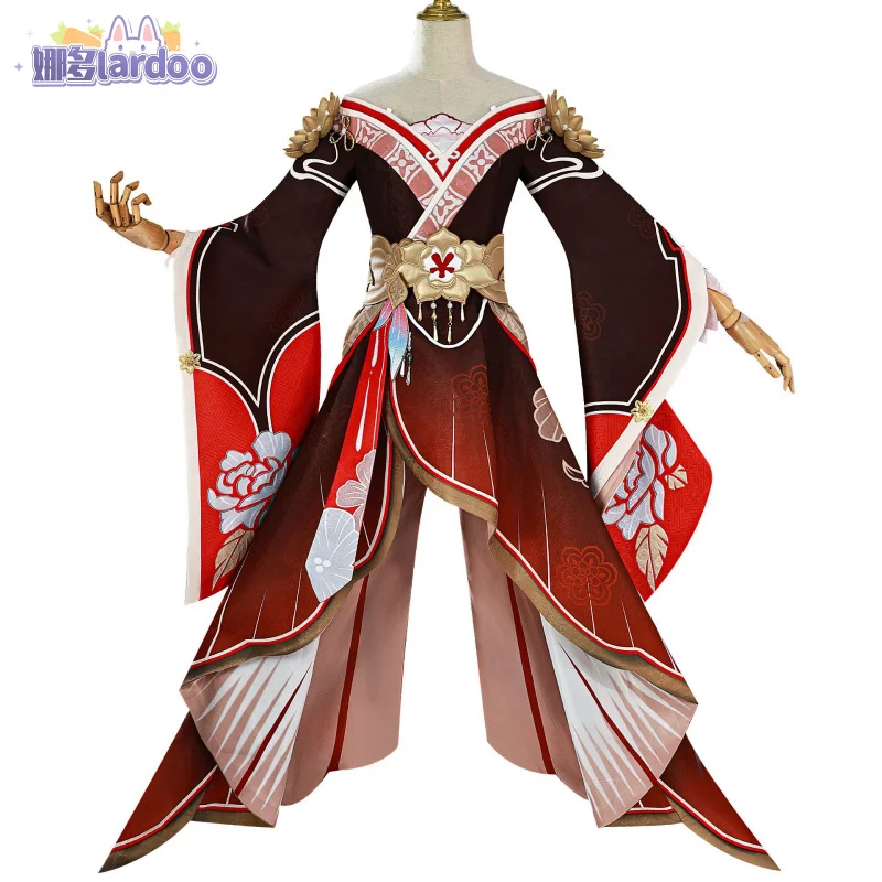 Hookai Star Rail fugue косплей костюм парик платье ingyun стрижка заколки хвост Xianzhou Luofu