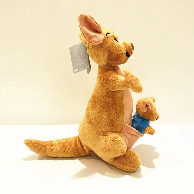 Бесплатная доставка 1 шт./лот плюшевая кукла кенгуру 35 см подарок детские игрушки