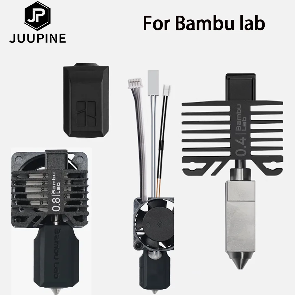 Hotend For Bambu Lab p1p X1C P1S X1 P1P Upgrade Hot end Print Head 3D printing parts for bambulab Hardened steel Nozzle