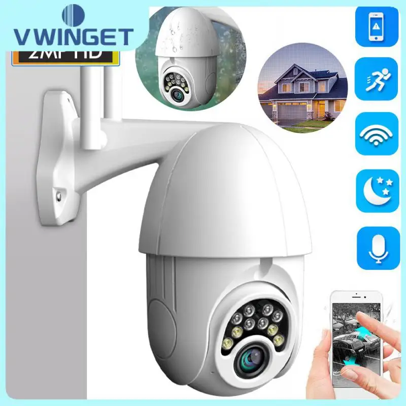 

Новинка! Беспроводная Wi-Fi IP-камера HD 1080P Ночная 2 МП PTZ Наружная и внутренняя камера водонепроницаемая 200 Вт Пиксельная сетевая камера видеонаблюдения