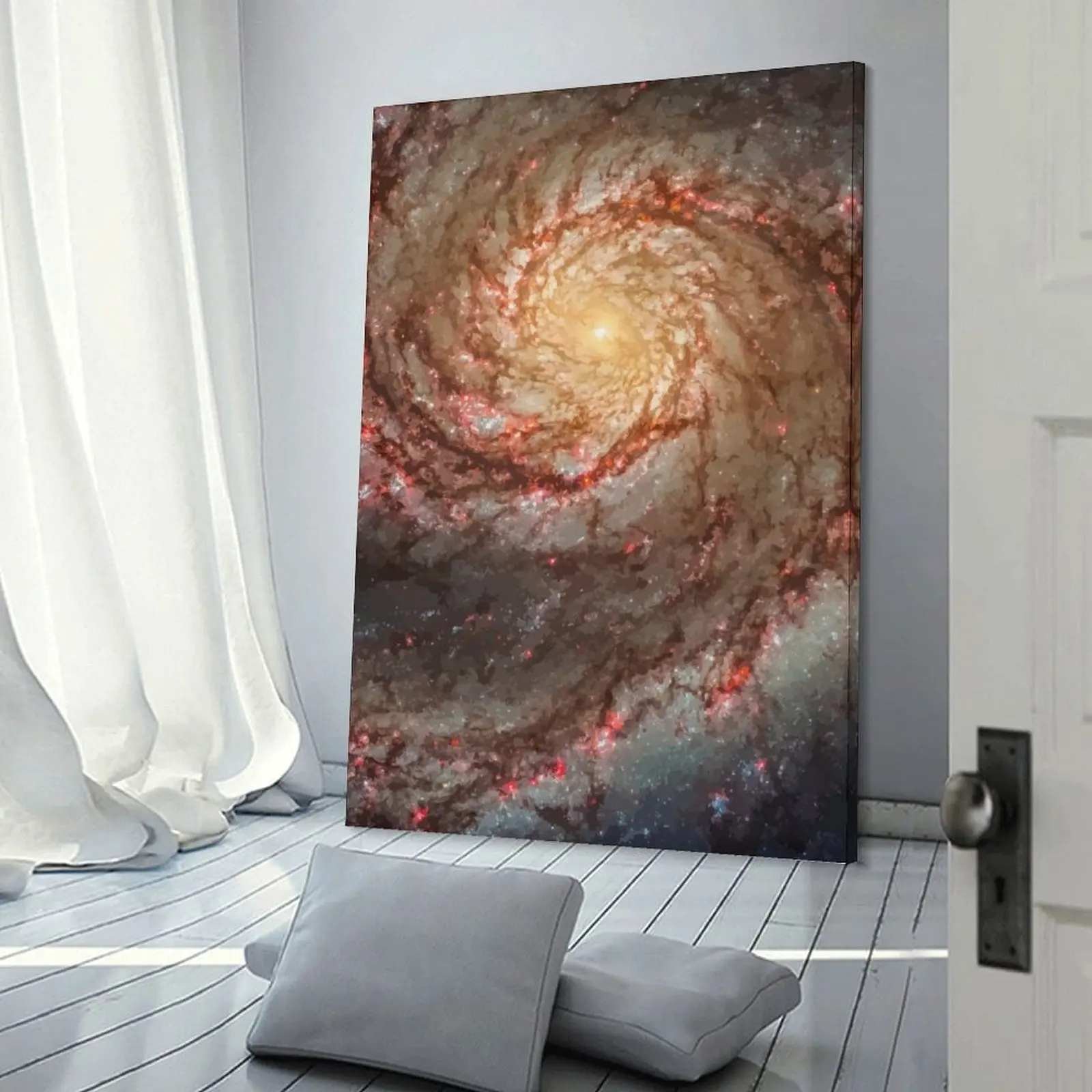 NASA Whirlpool Galaxy Messier 51a Seyfert 2 холст картина аниме украшение дома винтажный домашний