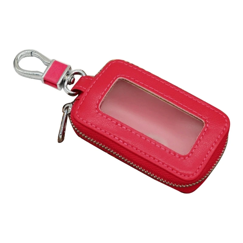 

124B Car Key Pouch Bag Leather Keyring Chain Holder Casual Keyholder Keychain