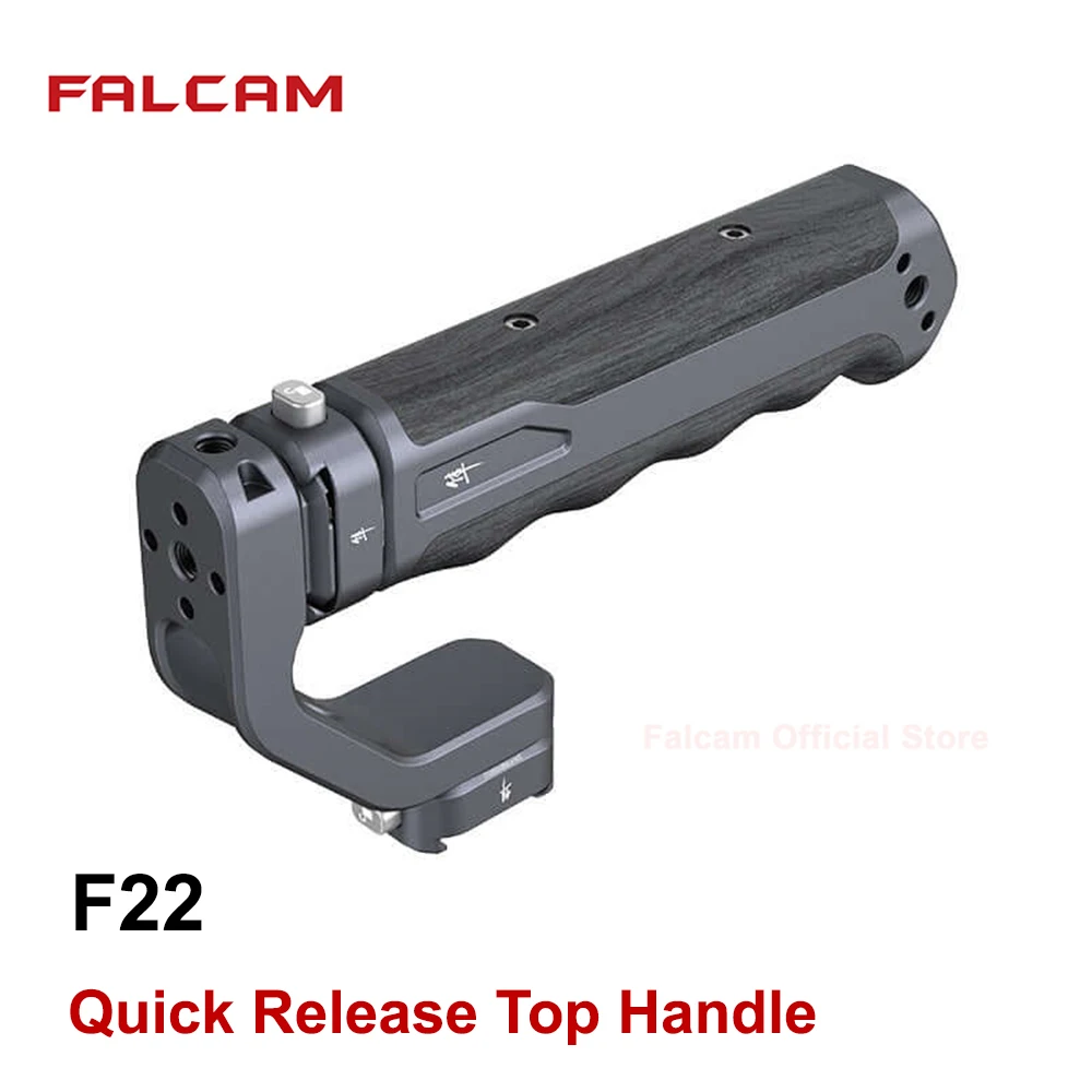 

Falcam F22 Camera Cage Quick Release Top Handle Grip Multiple 1/4"-20 Threads ARRI Handheld Grip for Sony Lumix Nikon Fuji