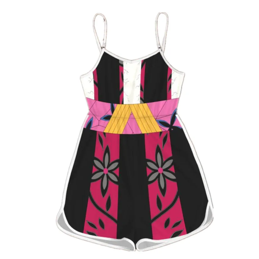 Аниме рассекающая демонов красная обезьяна D. Купальник для косплея Luffy Roronoa