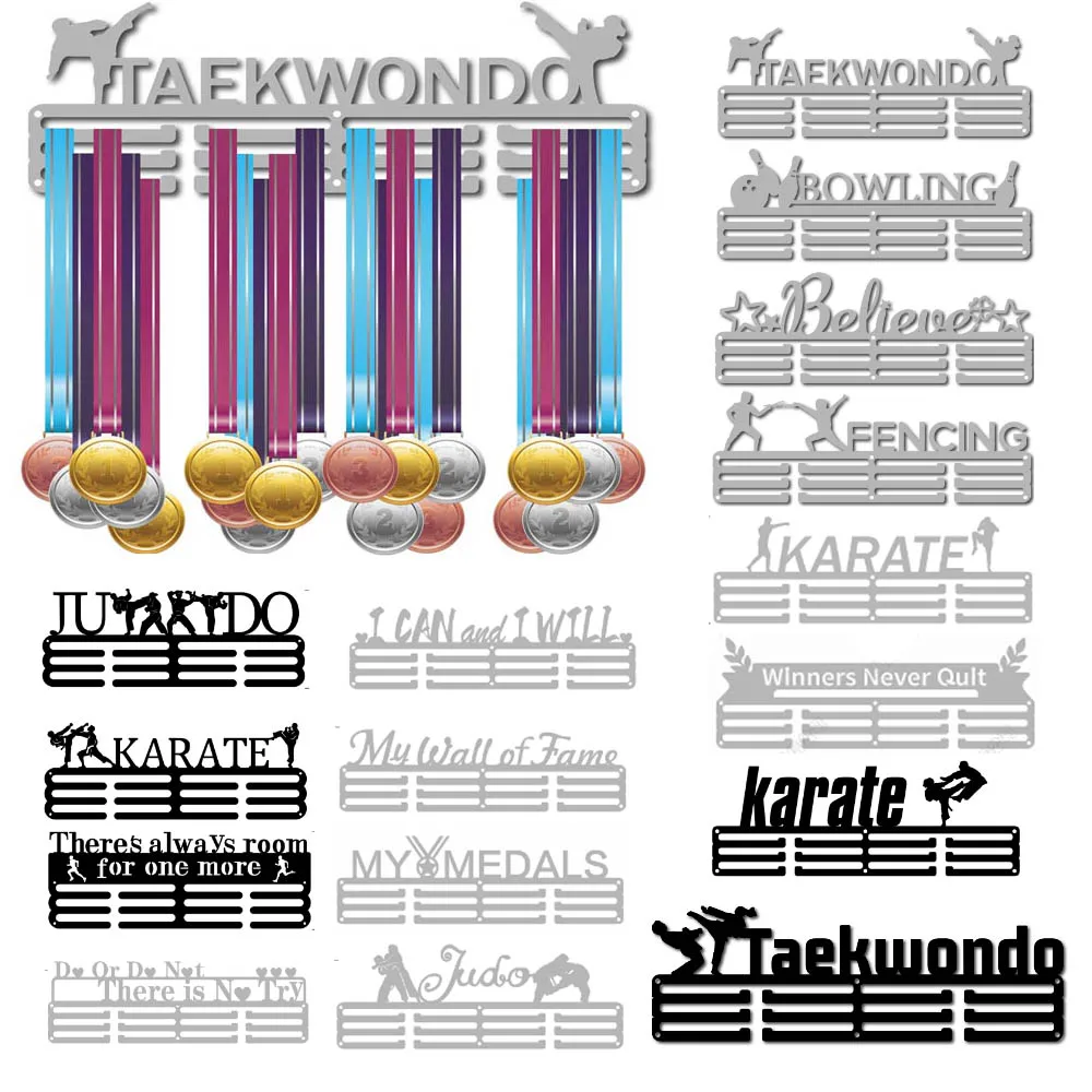 Держатель медали для занятий спортом, награды за слова тхэквондо, стенд для демонстрации, настенная вешалка с креплением для чемпионов, домашний врач, бегущая гимнастика