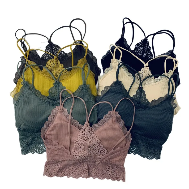 

Кружевные топы, женские топы, укороченный топ, укороченное хлопковое нижнее белье, сексуальное нижнее белье, кружевной топ, топ с подкладкой и открытой спиной, нижнее белье