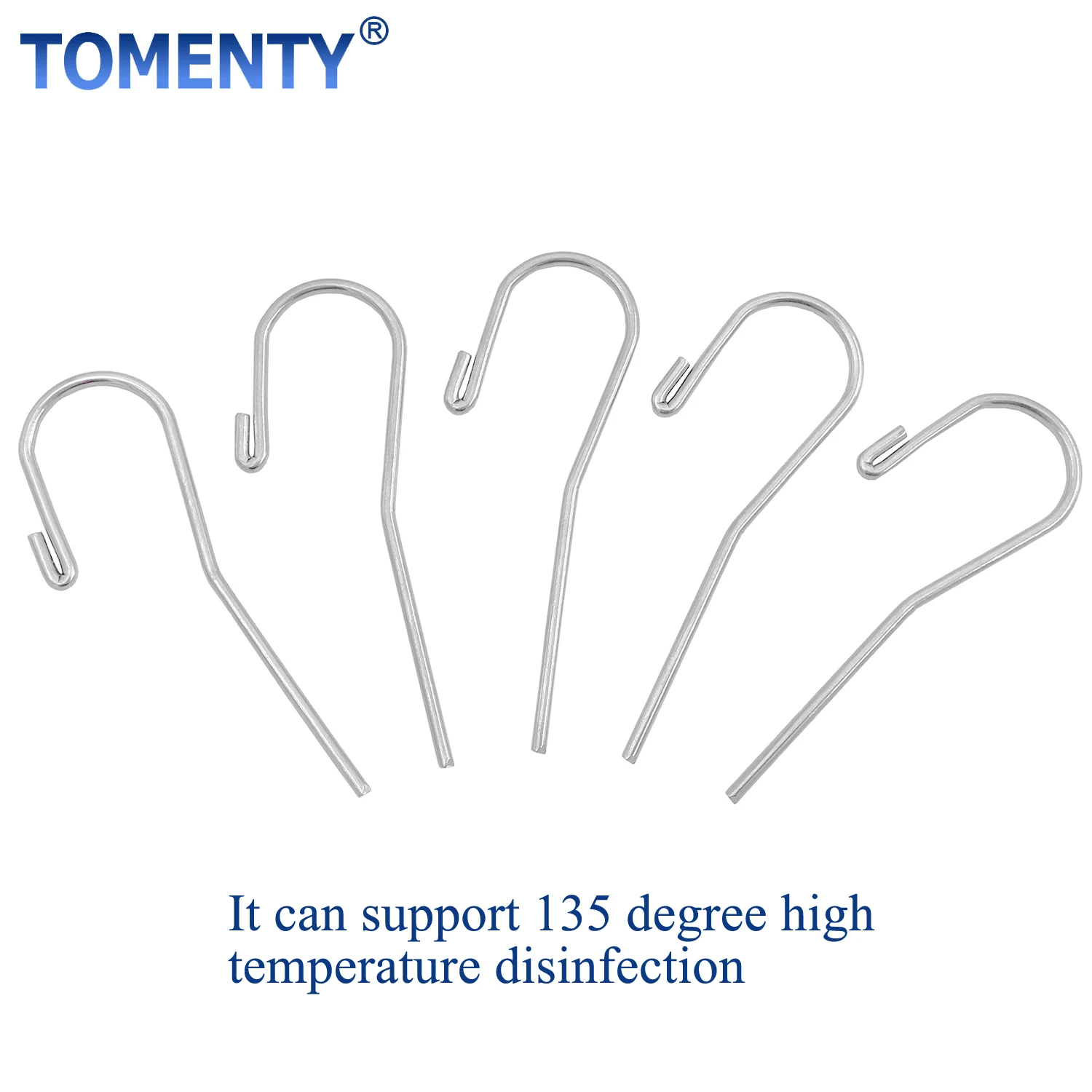 

10pcs Dental Lip Hook Tools 2mm Stainless Steel Root Canal Measuring Accessories for Dentsply Morita VDW Woodpecker Apex Locator