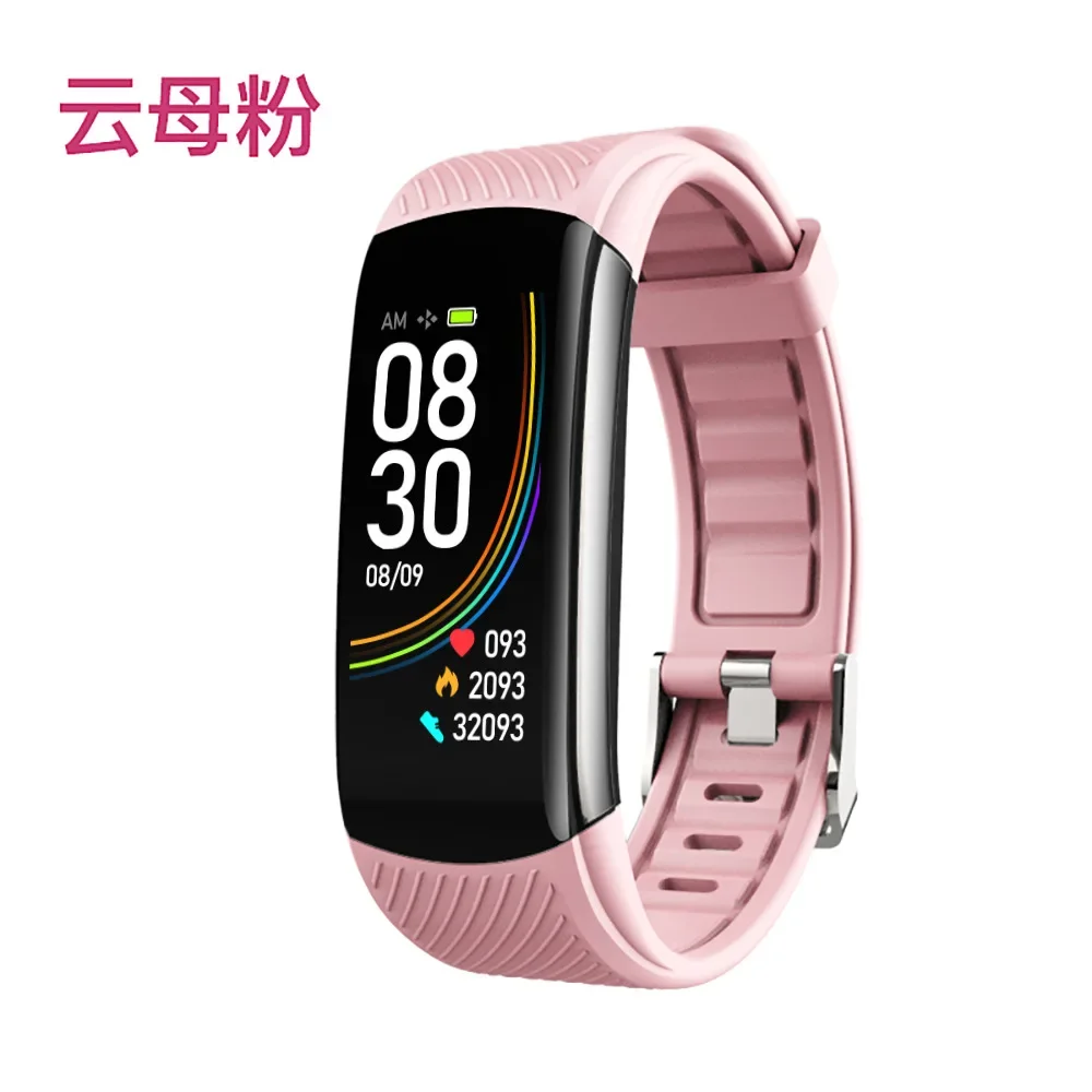 

C6S Bluetooth sports pedometer bracelet blood oxygen heart rate blood pressure message reminder sedentary suitable for Huawei