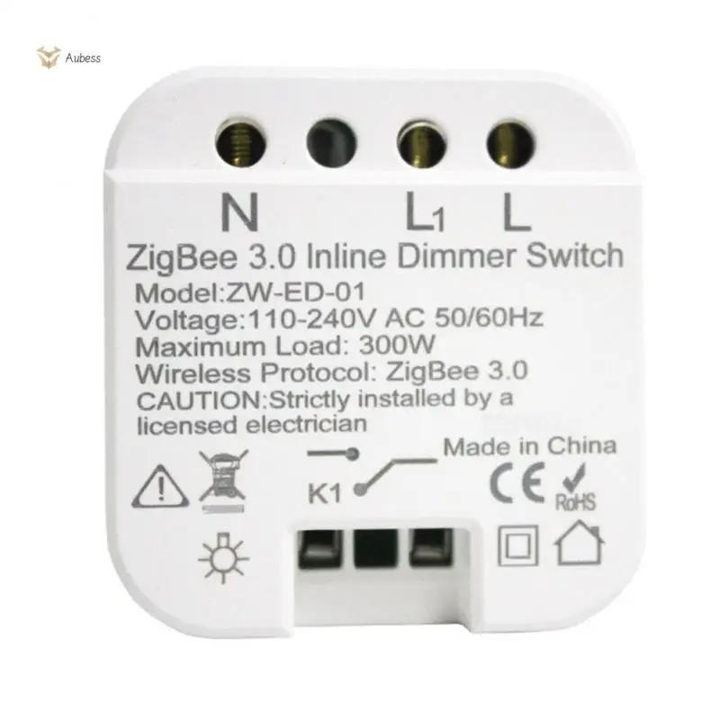 

Tuya Overload Short Circuit Protection Switch Remote Timing Smart Light Switch App Control Zigbee3.0 Dimming Controller