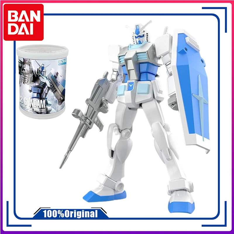 

Bandai Original GUNDAM EG RX-78-2 Gundam [Цвет снежного отпечатка] 1/144 аниме экшн-фигурка Сборная модель игрушки Коллекционная модель