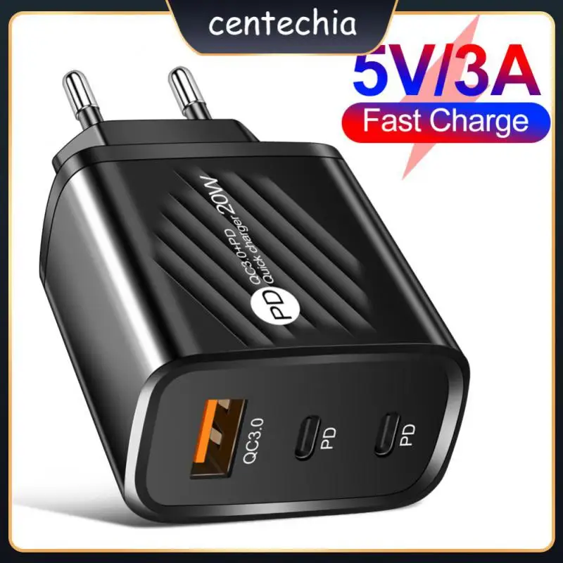 

Us Eu Uk Plug Type C Fast Usb Charger Portable Mobile Wall Charger Quick Charge Usb C Charger Power Adapter Phone Accessories