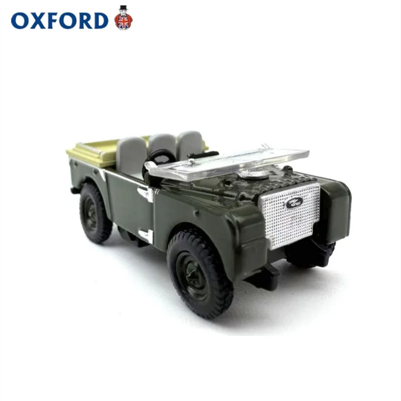 Фото Коллекционная модель автомобиля OXFORD 1:76: Военный разведывательный внедорожник Land Rover Convertible II (Джип), сувенир №4