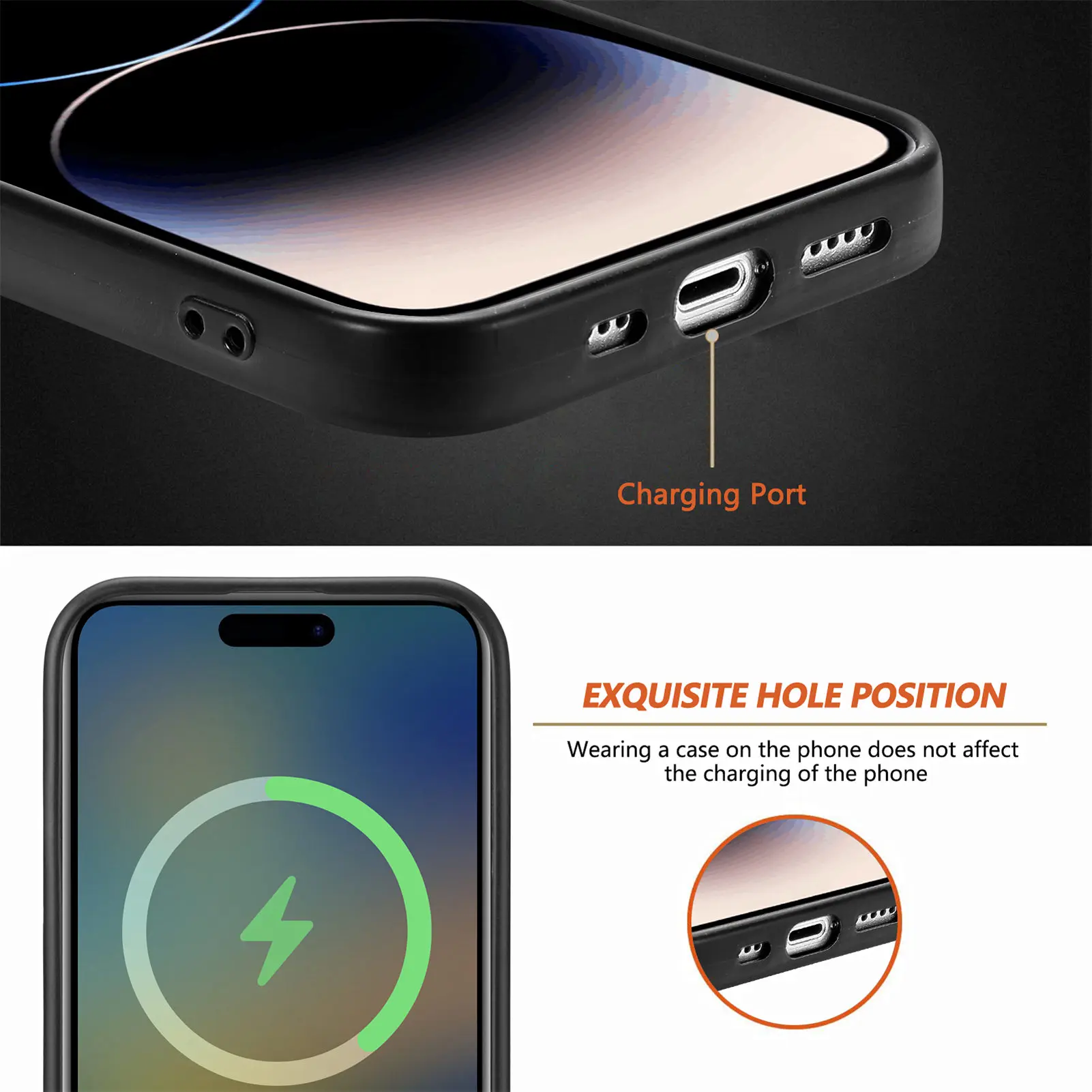 Магнитный чехол с беспроводной зарядкой для iPhone 15 14 13 12 Mini 11 Pro XS Max XR X 8 Plus SE 2022 2020