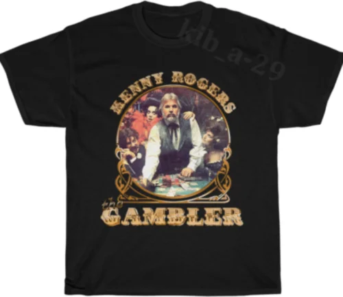 

Kenny Rogers T-shirt new black T shirt all size