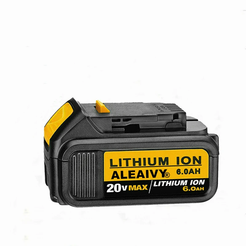 

NEW18V 6.0Ah DCB200 DCB184 Replacement Li-ion Battery for DeWalt MAX XR 18V and 20V Power Tool 6000mAh Lithium Batteries