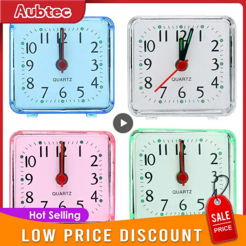 Travel Quartz Beep Clock Fashion Bedroom Bedside Alarm Clock Multi-function Kitchen Gadgets