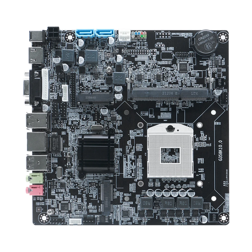 

HM65 Micro-ITX Motherboard All-in-1 LGA988 PC Motherboard M.2 SATA MSATA USB2.0 VGA HDMI-Compatible Computer Motherboard