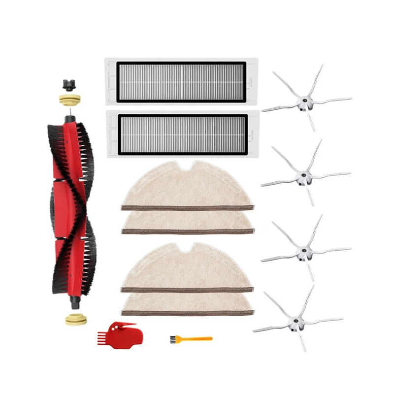 

Мягкая резиновая боковая щетка Sweeper, роликовая щетка для снятия щеток для Xiaomi Robotic S50-S55 S5 Xiaomi, Xiaowa E2 E3 E4, детали