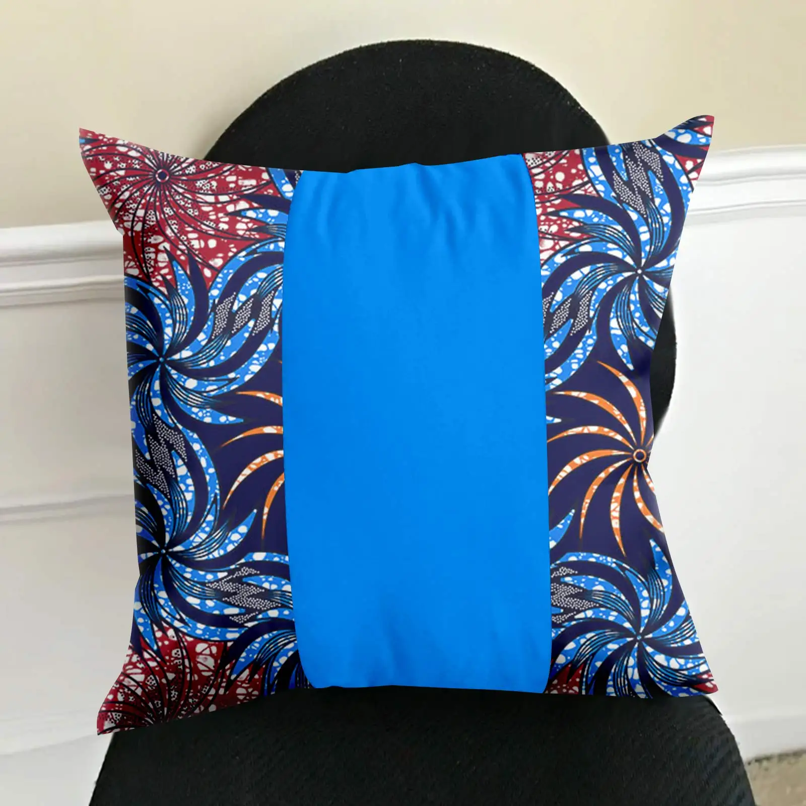 

African Print Patchwork Cushion cover 50x50 Home Sofa Bedroom Office Car Decoration Pillow Cover