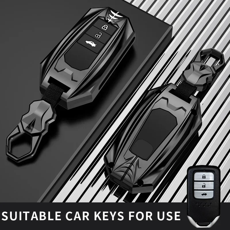 Фото Подходит для сумки для ключей Honda, чехол с пряжкой и кольцом, чехол Vezel City Civic Jazz BRV BR-V HRV Accord EX EXL Crv Pilot Ridgeline ODYSSEY №2