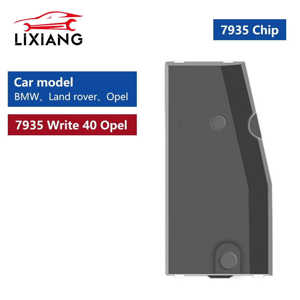 LIXIANG 10 шт./лот пустой керамический чип PCF7935 ID44 используемый для поколения