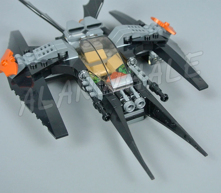 297 шт. набор строительных блоков Super Fighter Brother Takedown Batjet регулируемые Talons 11023