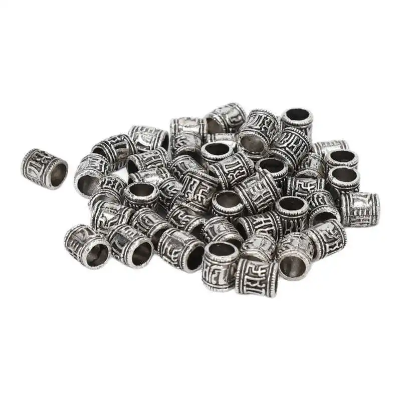 

Dreadlocks Bead Beard Bead Vintage for Making Bracelet for Men Women