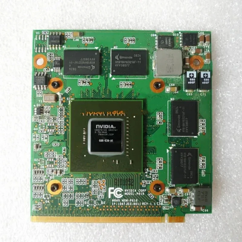 Фото Видеокарта GeForce 9600MGT 9600M GT GDDR3 512 МБ MXM G96-630-A1 для ноутбуков Acer Aspire 6930 5530G 7730G 5930G 5720G №1