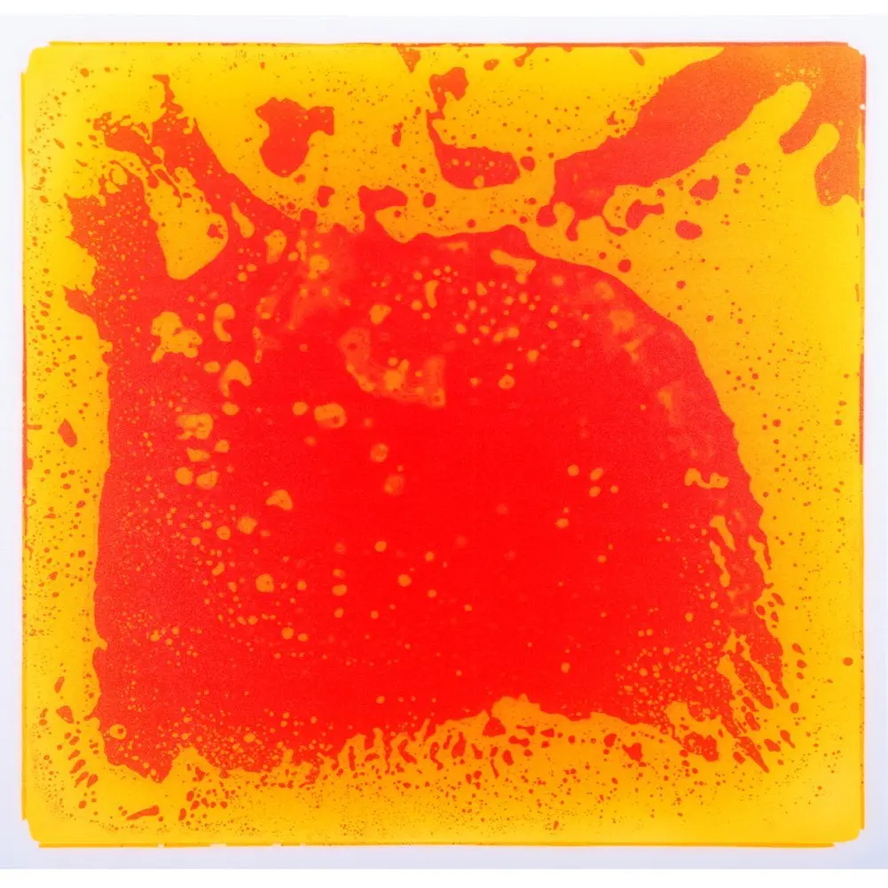 

19.7''x19.7'' Orange Liquid Floor Tiles for Bar Fashion Shop Decoration, Flooring Tiles Non-Toxic Children Play & Exercise Mat
