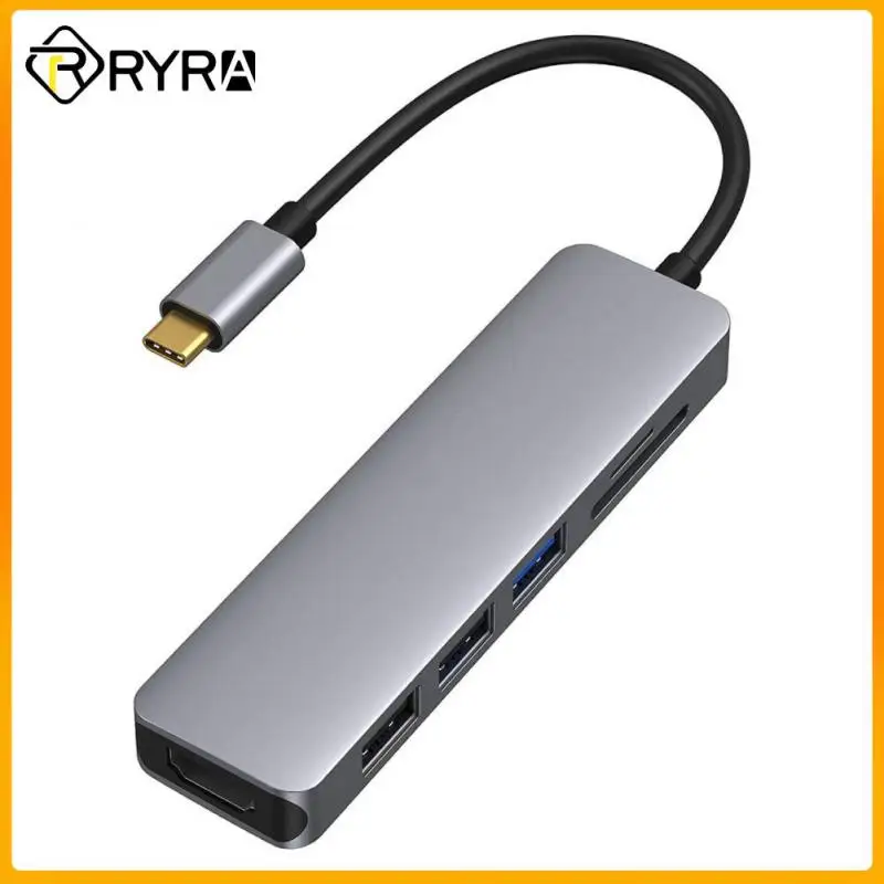 

USB-разветвитель RYRA, USB 3,1, Type-C, HDMI, 4K, Thunderbolt 3
