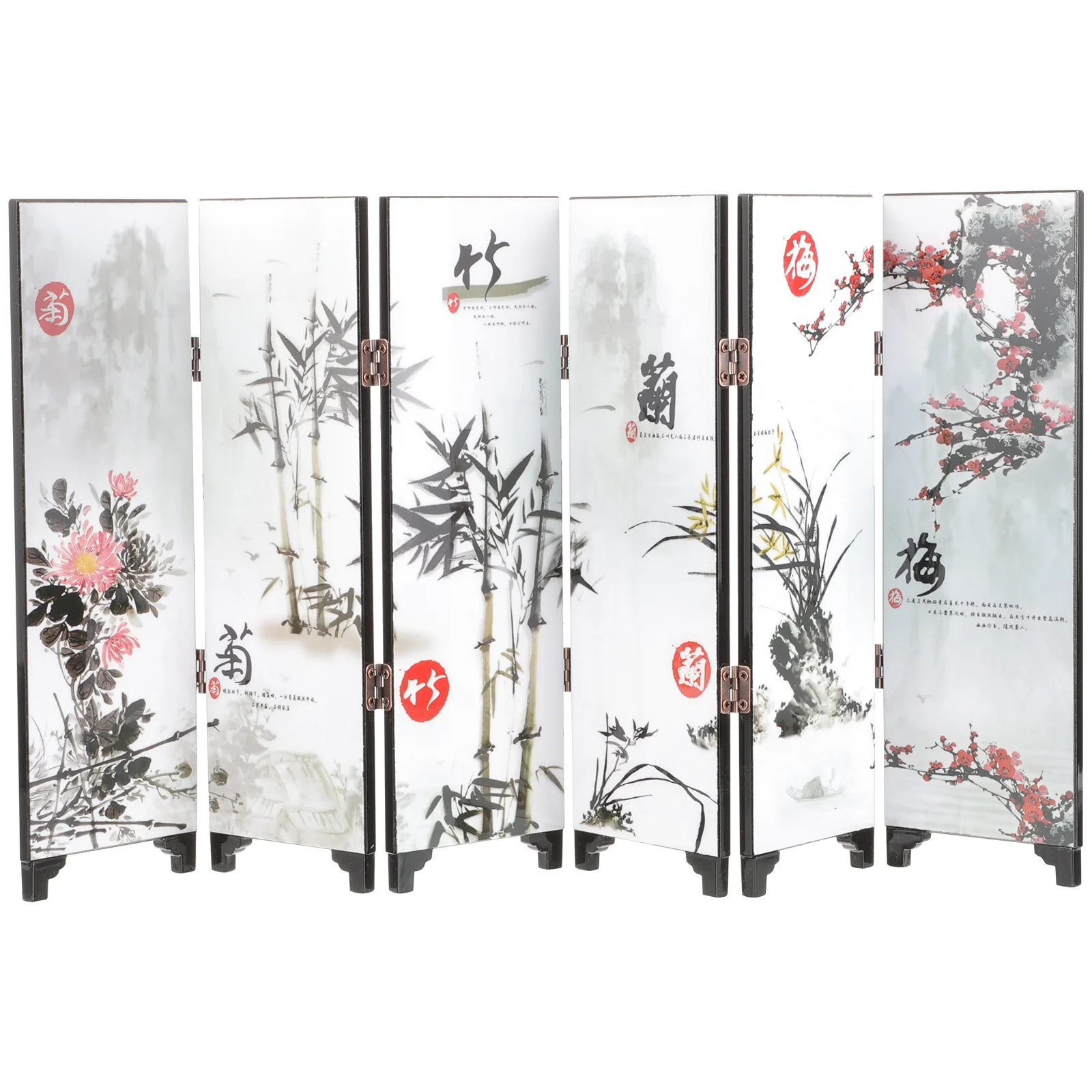 

Decorative Screen Ornaments Small Tablescape Decor Partition Panel National Craft Dividers