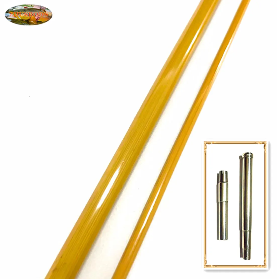 

Штанга для спиннинга из бамбука, 2 секции, 1 наконечник, 1,3-2,4 м