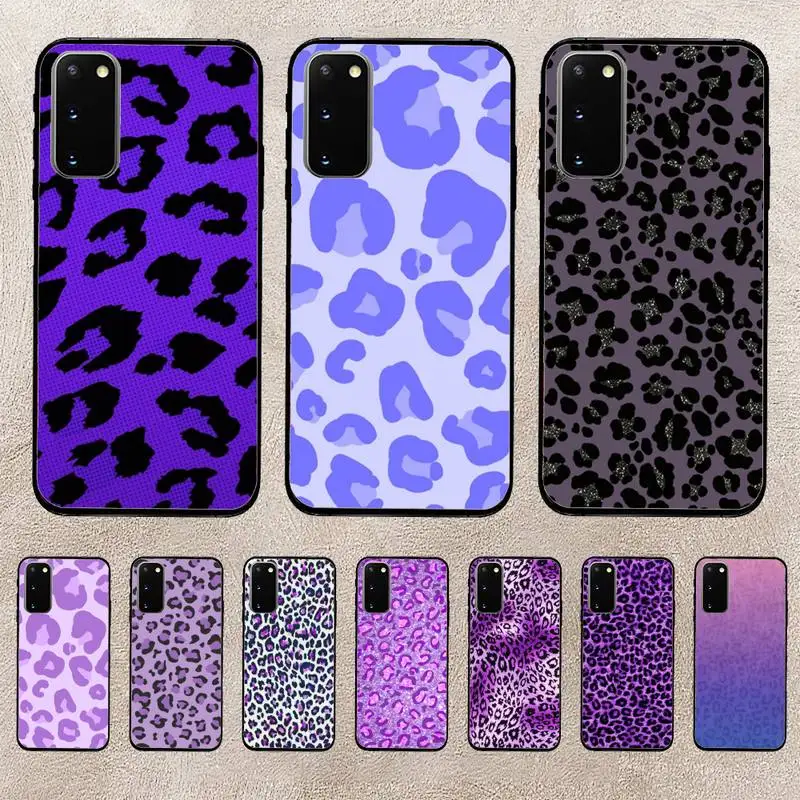 

Purple Leopard Pattern Phone Case For Huawei Honor 10Lite 10i 20 8x 10 Funda 9lite 9xpro Back Coque