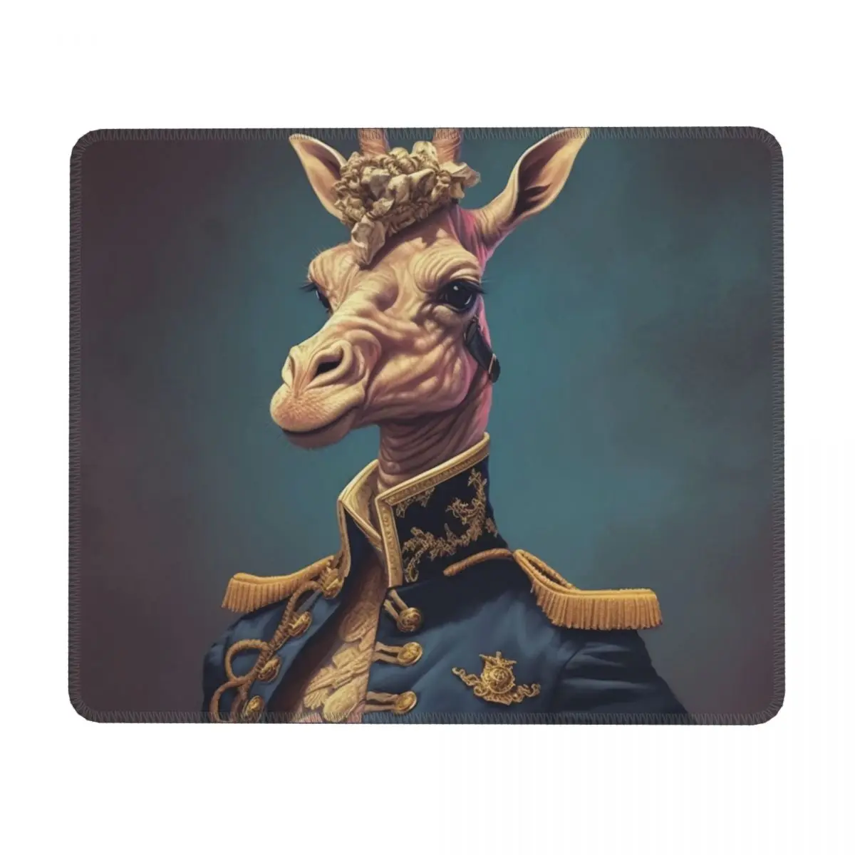 

Giraffe Horizontal Print Mouse Pad Amazing Portraits Dapper Clothing Soft Fantasy Mousepad Office Anti-Slip Rubber Mouse Pads
