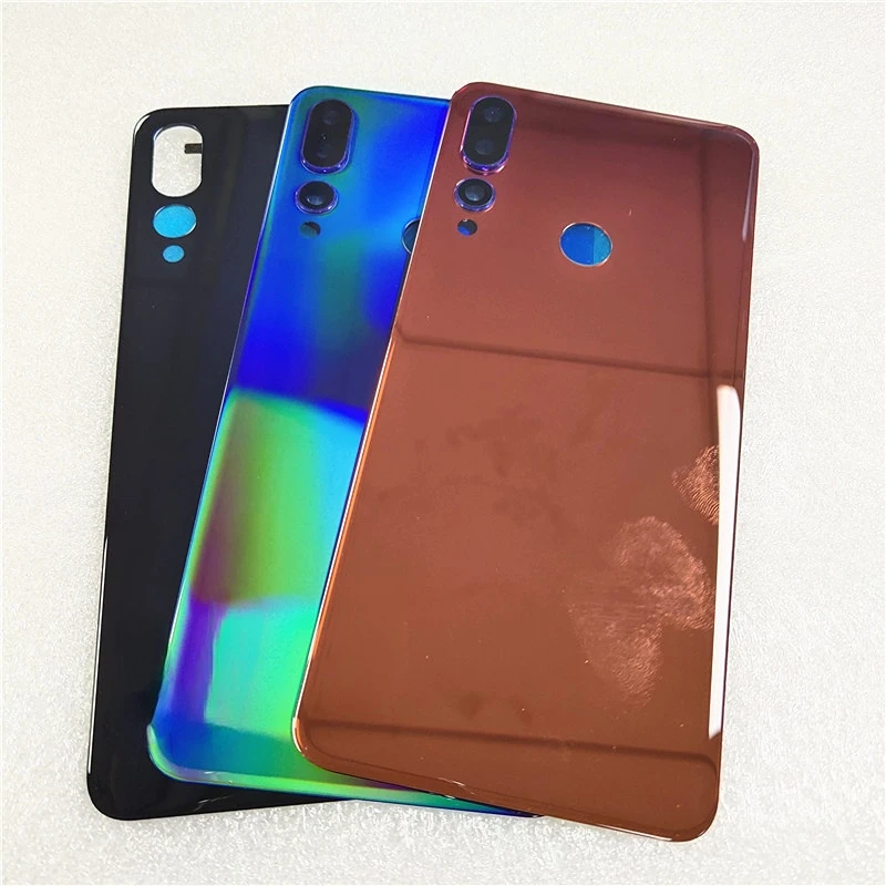 

Original Glass Back Battery Cover Housing Door for Lenovo Z5S L78071 with Adhesive Tape Rear Case + Camera Frame Glass Lens