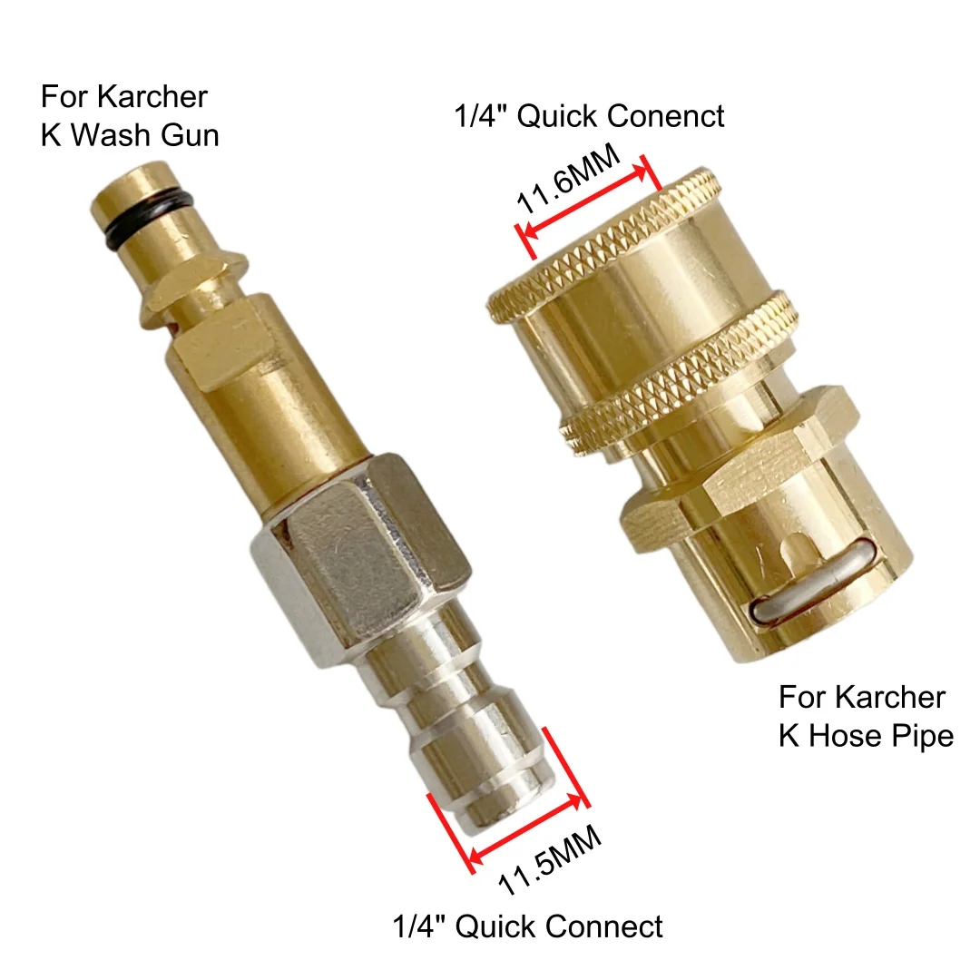 

Адаптер Для Моек Высокого Давления 1/4 Дюйма С Быстрым Соединением Для Karcher K2 K3 K4 K5 K6 K7