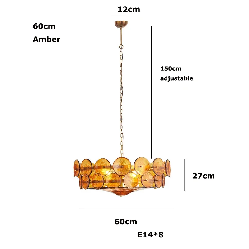 

Люстра HomeLover Винтажная оранжевая