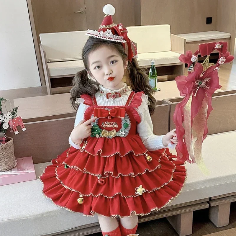 Miniso рождественская детская одежда костюм зеленого эльфа Санта-Клауса для