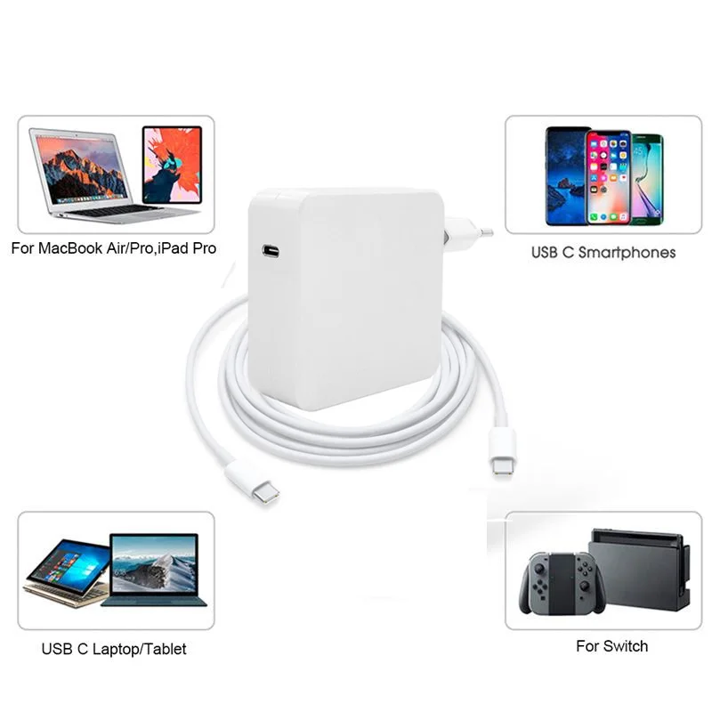 Зарядное устройство для ноутбука с американской вилкой Macbook Pro Air Adapter mag 1 2 45 Вт 60 85